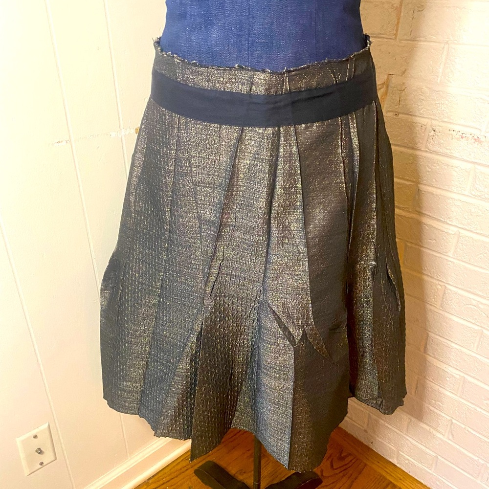 Cotélac coppery brown skirt, Size 3 - Picture 4 of 6